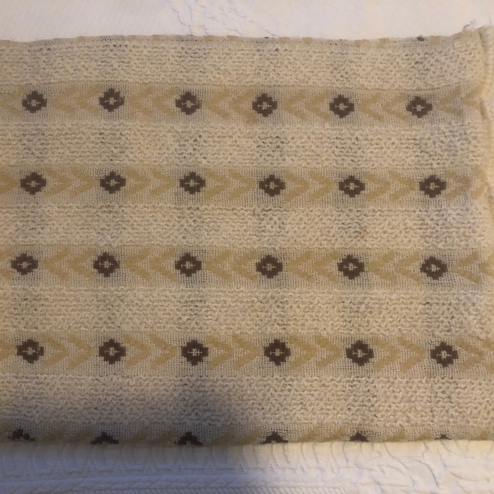Small Rectangular Woven Vintage Pillowcase